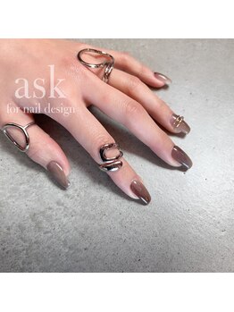 ワンカラーリングネイル 6600円 Pg アスク フォー ネイル デザイン Ask のフォトギャラリー ホットペッパービューティー