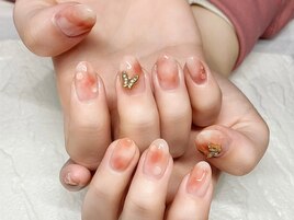 桃ネイル☆
