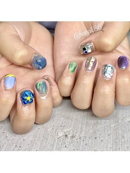 エムネイル(Ｍ)/haruka nail×ぽこぽこネイル