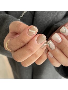 リノ 大阪本町店(lino)/ニュアンスネイル