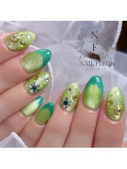 ネイルフルール/ミラーフレンチ