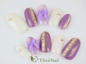 エリクサーネイル 神田(Elixir Nail)/ハンドやり放題/クーポン使用