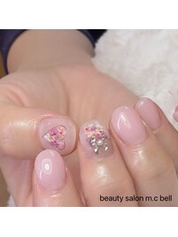 押し花ネイル