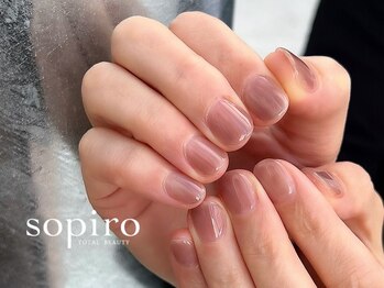 ソピーロ 三番町店(sopiro)の写真/【学割応援♪ワンカラー初回¥3850】通い続けやすい価格帯で、手元を美しく魅せる似合わせカラーをご提案★