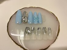 クイーンズネイル(Queeens nail)/フレンチ／ワンホン/長さだし