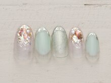 ネイルミックス 銀座店(Nail Mix)/ぬりかけ×ミラー　5990円