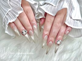 *華やかマグ ビジューネイル*