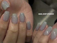 ネイルドットスタジオ 堺筋本町(NAIL DOT STUDIO)/水色ワンカラー