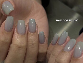 ネイルドットスタジオ 堺筋本町(NAIL DOT STUDIO)/水色ワンカラー