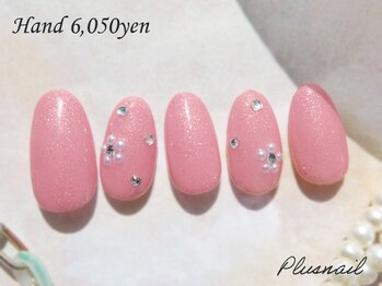 プラスネイル 池袋西口店(PLUS NAIL)/【3018】ガーリーネイル