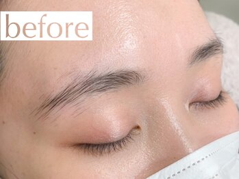 ビビエール 梅田店(viviAiles)/ハリウッドブロウリフト/before