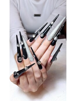クロスネイル 渋谷店(CROSS nail)/スーパロングブラック