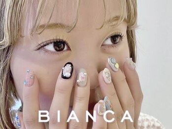 ビアンカ 名駅店(Bianca)の写真/ネイル＆まつげの同時施術【ハンド・フット・マツパ・マツエク・アイブロウ】お好きに組み合わせ◎￥9400～