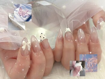 キャンディドロップネイル(CANDY DROP NAIL)/ドットガーリーネイル♪