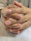 ピンク×ホワイトニュアンス