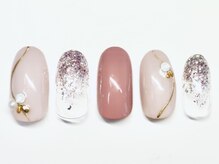 アンドシュシュネイル(&CHOU CHOU nail)/プチアートB ／土日祝日＋￥500