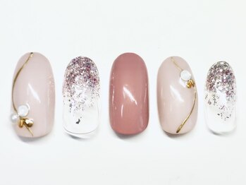 アンドシュシュネイル(&CHOU CHOU nail)/プチアートB ／土日祝日＋￥500