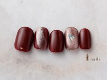アイネイルズ 横浜EAST店(I-nails)/シンプルボルドーマグネット
