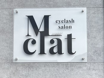エムクラット(M-clat)/お店の看板です♪