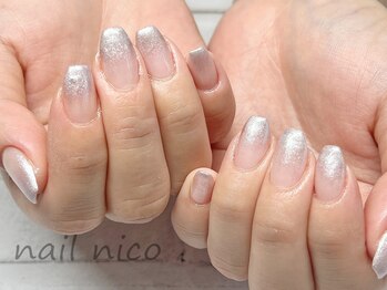 ネイルニコ(nail nico)/シャーベッカラーグラデーション
