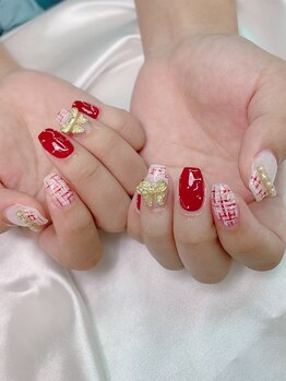ラッキーネイル(lucky nail)/バレンタインデザイン