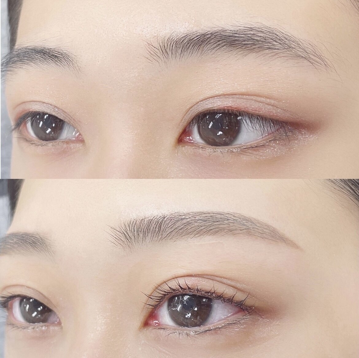 眉毛アイブロウWAX + まつ毛パーマ  \12800