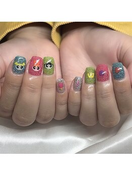 メル バイ ウィリートーキョー(MELL by wellytokyo)/キャラクターネイル 渋谷