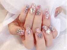 デコール 心斎橋(DECOR)/ピンクキラキラメタルパーツ