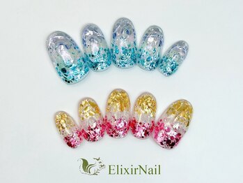 エリクサーネイル 池袋(Elixir Nail)/定額cやり放題/クーポン使用