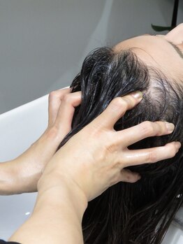 リバティヘッドスパ 銀座(LIBERTY head spa)/泥パックで頭皮クレンジング