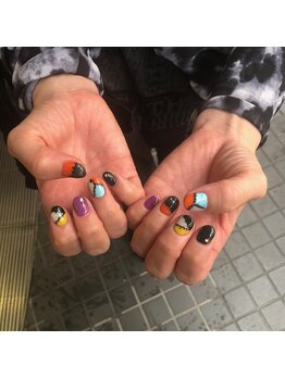 グラマラス アンジェアイ 荻窪店(glamourous ange eye)/ハロウィンネイル