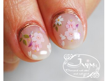 ジュジュ(Juju)/桜ネイル　小花アート