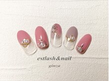 エストラッシュアンドネイル 銀座店(est lash&nail)/イベントネイル　パラジェル