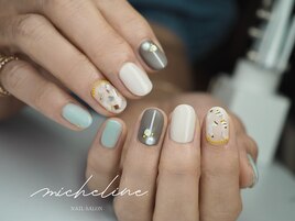 くすみカラーとシェル