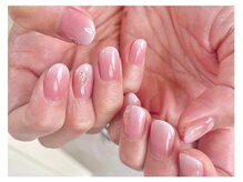 マニネイル 高の原店(mani nail)/逆グラデーションネイル