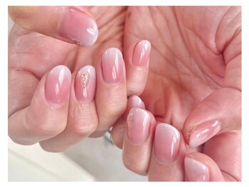 マニネイル 高の原店(mani nail)/逆グラデーションネイル