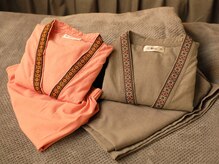 御足軒の雰囲気（男女それぞれウェアもご用意。お気軽にお立ち寄りください。）