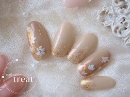 卒業/入学式に♪上品ネイル