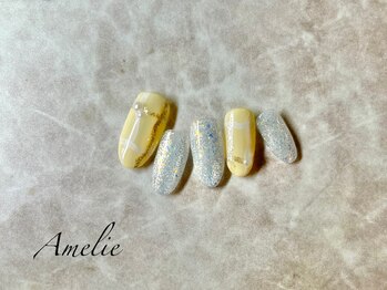 チェック/イエロー/マグネット