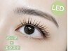 LEDエクステパーマ【フラットラッシュ80本】コーティング付　￥9000