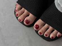 レトネイル レトネイル 大阪梅田(reto nail)/ボルドー/マグネット/秋フット