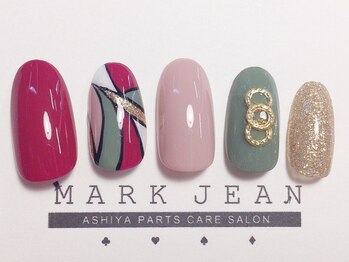 マークジーン 甲南山手(MARK JEAN)/秋のプッチ柄ネイル