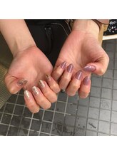 グラマラス アンジェアイ 荻窪店(glamourous ange eye)/アシンメトリーネイル