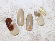 ドルチェネイル(Dolce.Nail)/にゅあんす**金箔NAIL