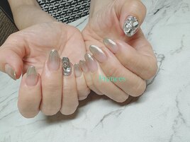 ミラーグラデ×埋め尽くし