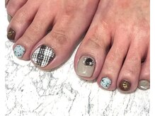 ネイルクイックオアシス ペリエ千葉店/フットジェルコース+アート