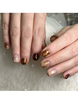 クラッシーネイル ビューティー(classy nail beauty)/秋ニュアンス