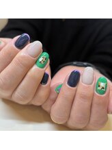 ファンザネイル(fun the nail)/レオパード×カラフル