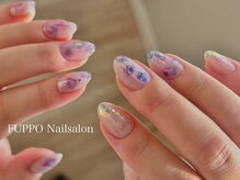 フーポ(FUPPO)/紫陽花ネイル