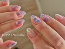 紫陽花ネイル